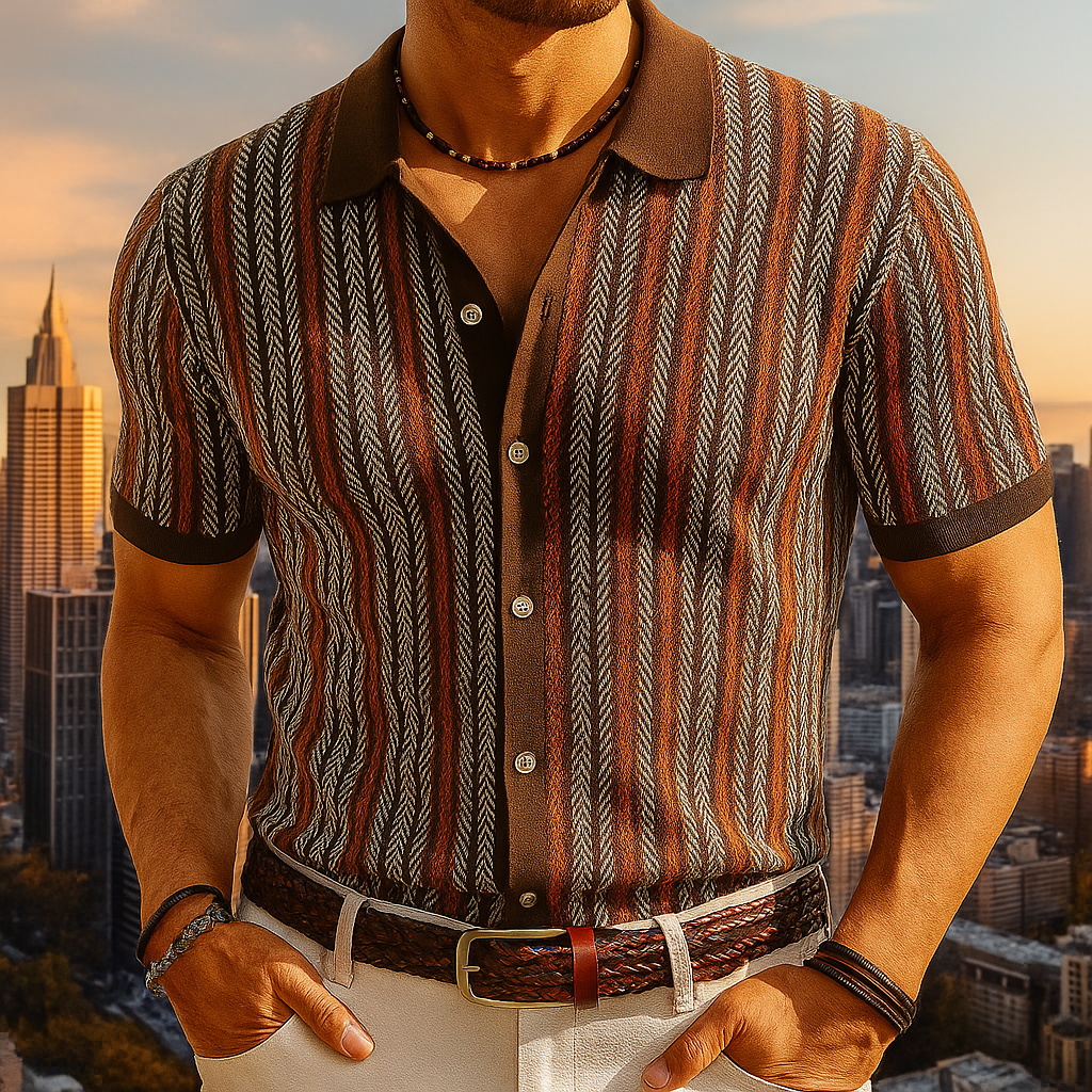 Striped Button Down Shirt