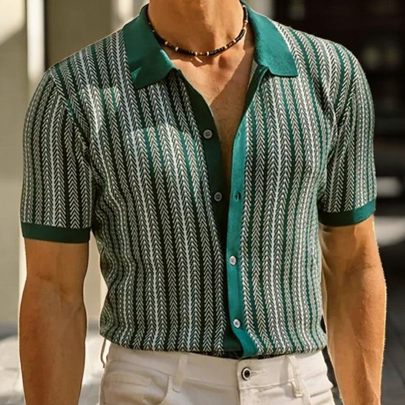 Striped Button Down Shirt