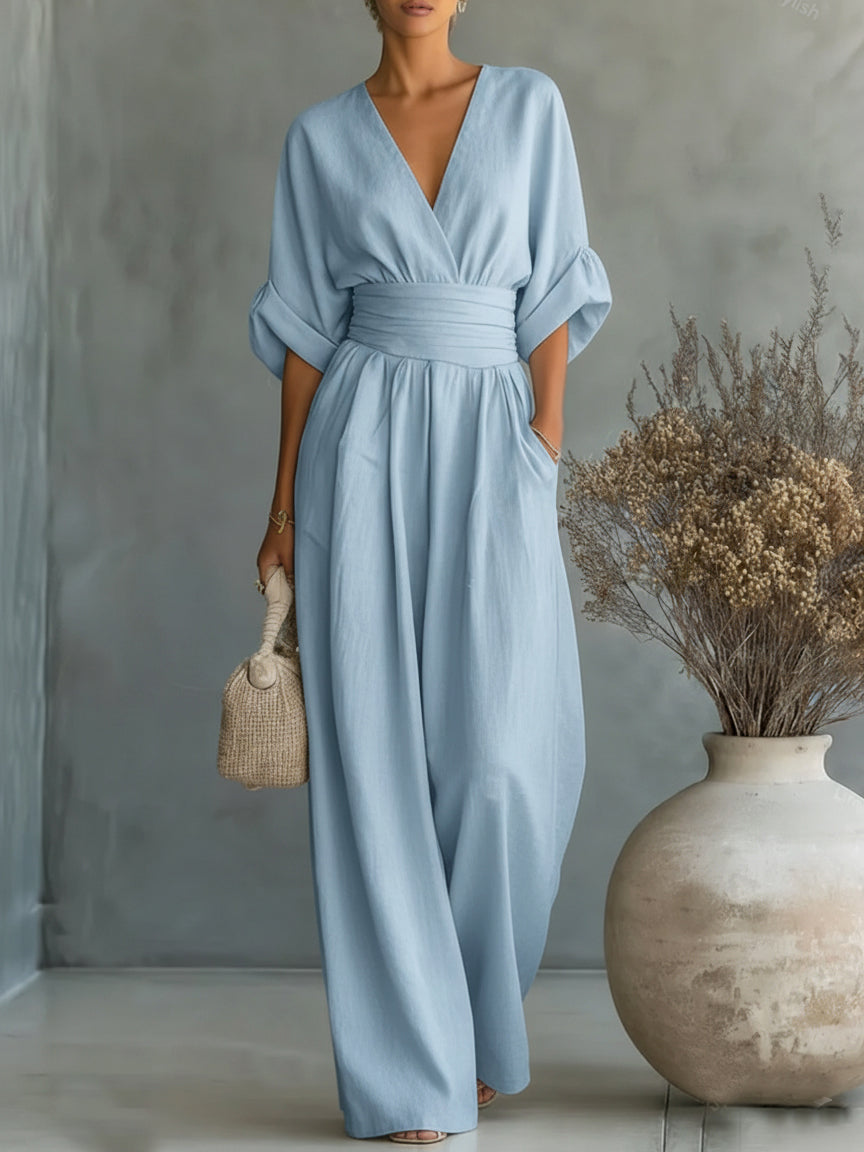 Elegant High-Waist Jumpsuit