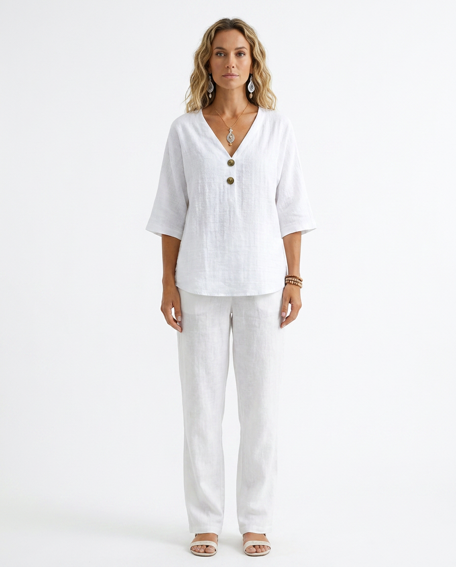 Casual White Blouse