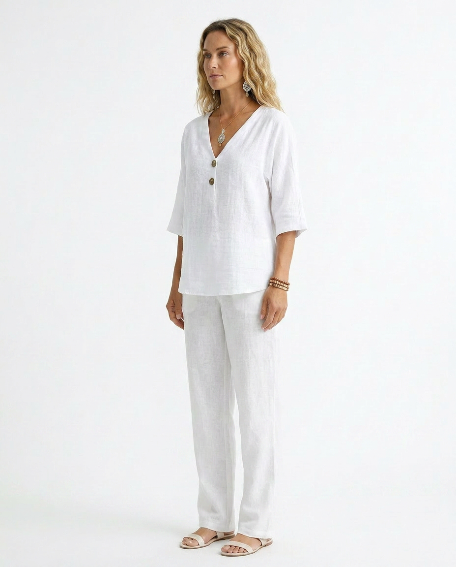 Casual White Blouse