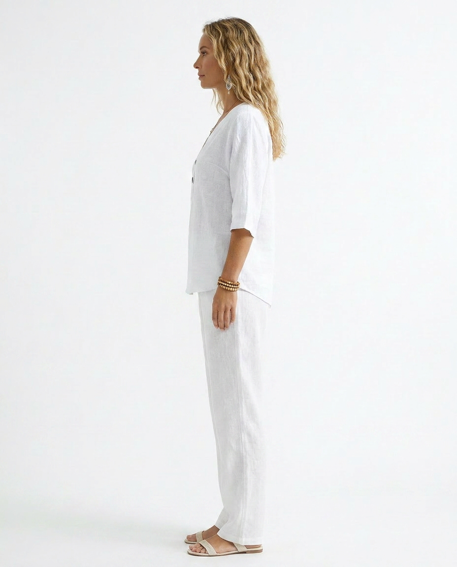 Casual White Blouse