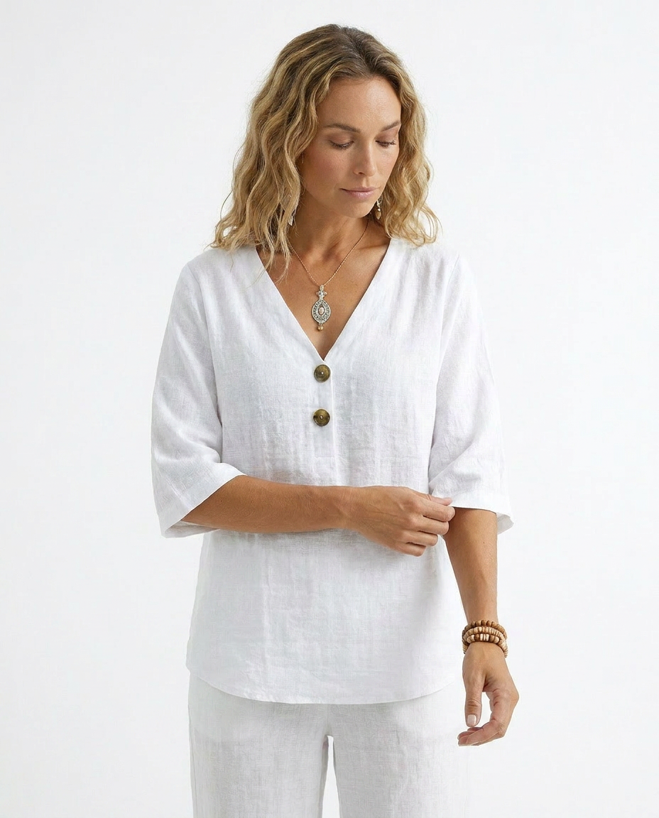 Casual White Blouse