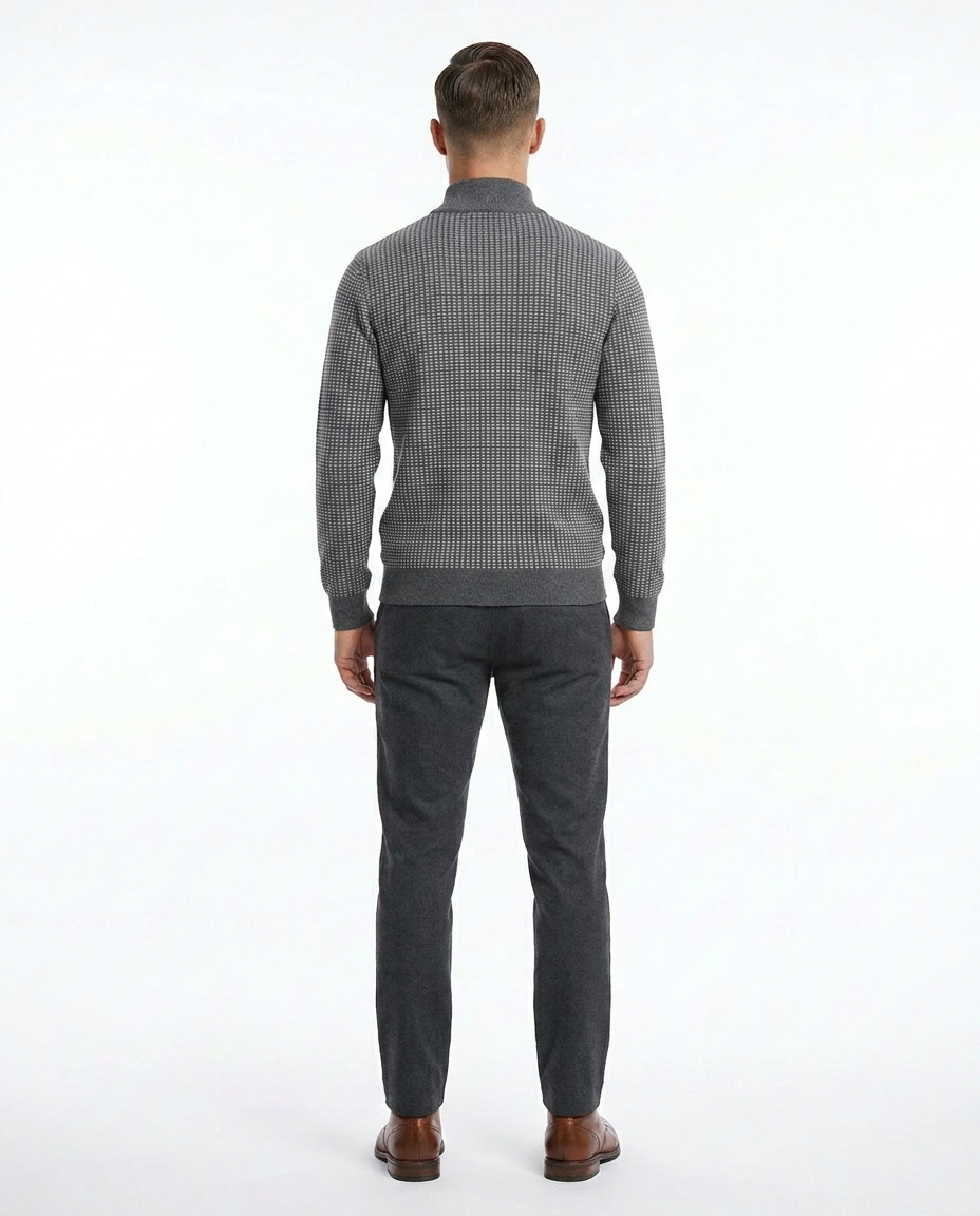 Striped Texture Pullover