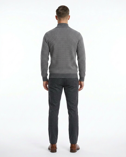 Striped Texture Pullover