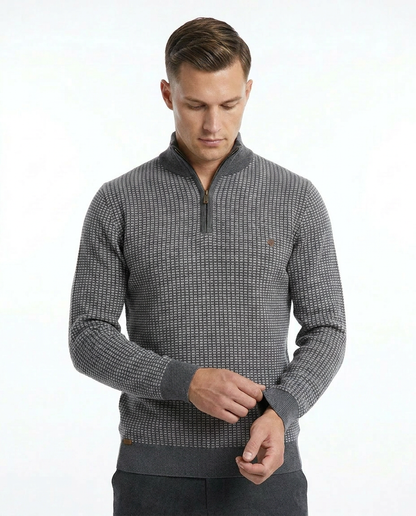 Striped Texture Pullover