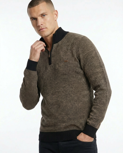 Striped Texture Pullover