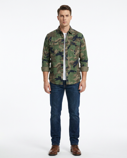 Camo Button Shirt