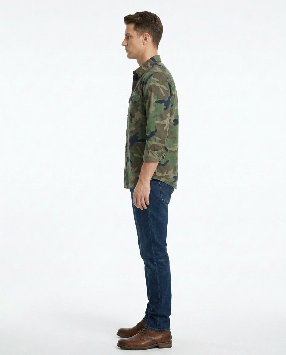 Camo Button Shirt