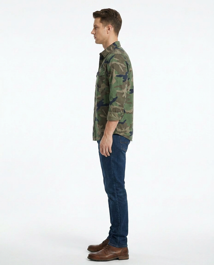 Camo Button Shirt