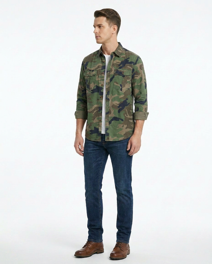 Camo Button Shirt