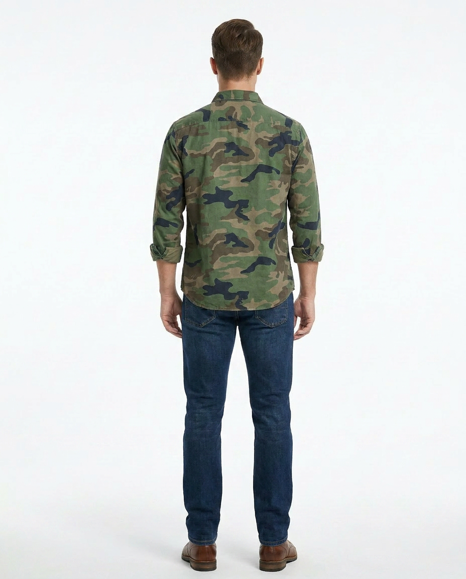 Camo Button Shirt
