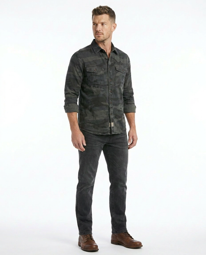 Camo Button Shirt