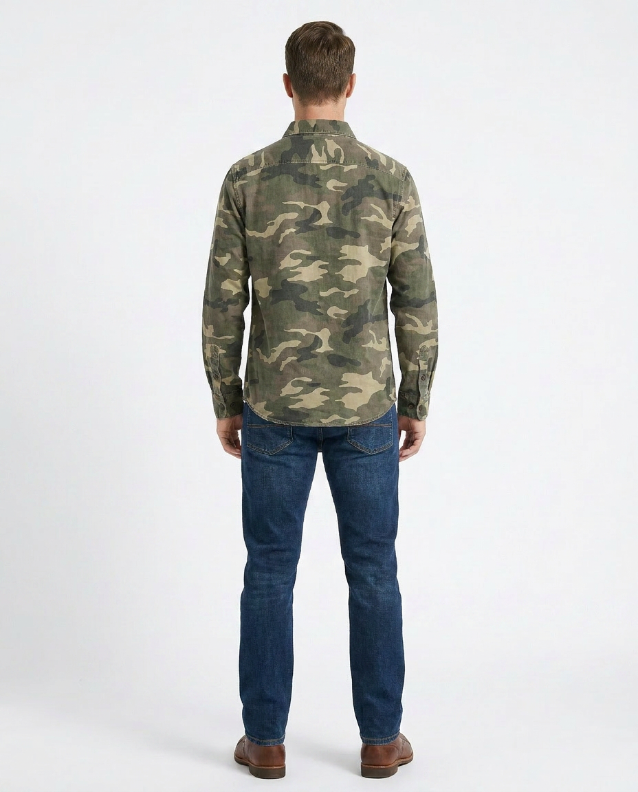 Camo Button Shirt