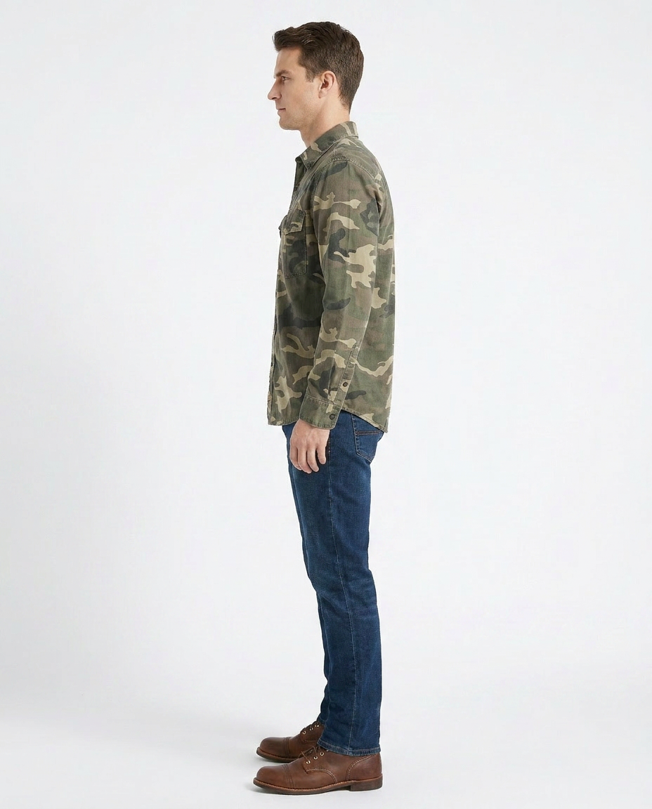 Camo Button Shirt