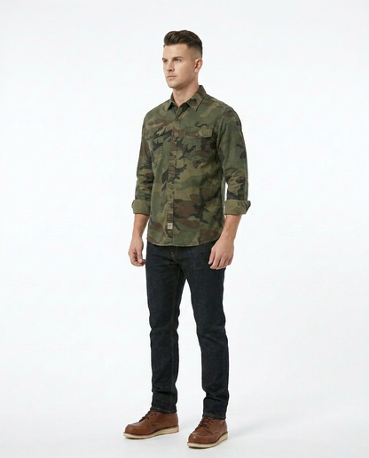 Camo Button Shirt