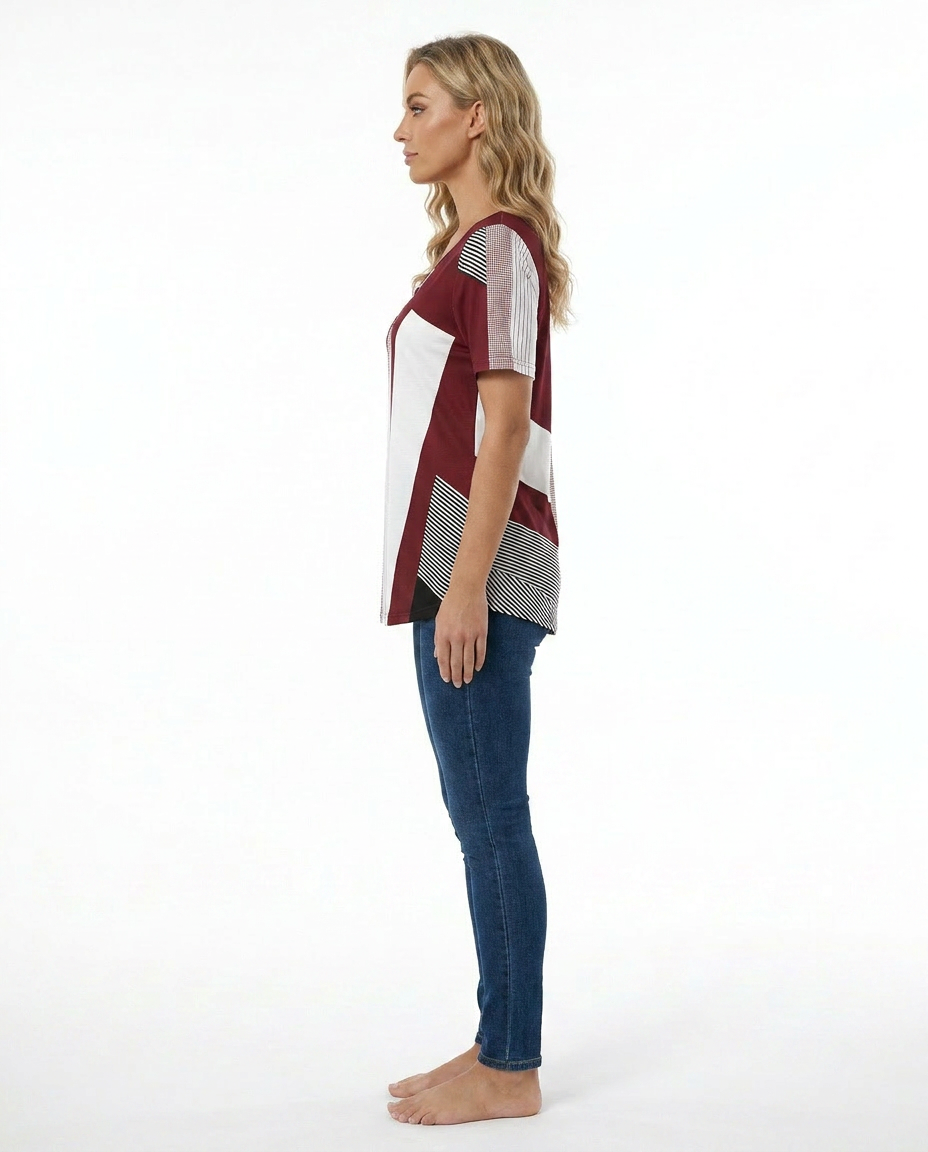 Block Striped T-Shirt