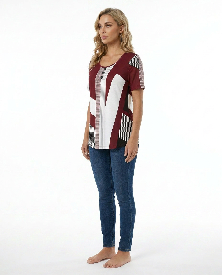 Block Striped T-Shirt