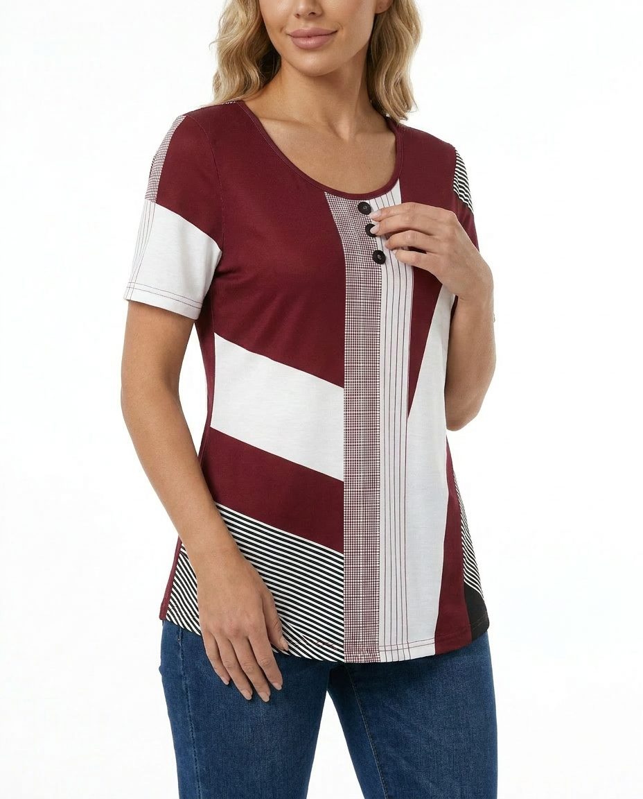 Block Striped T-Shirt