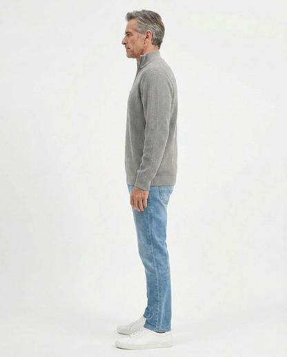 Stylish Quarter Zip Sweater