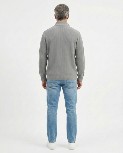 Stylish Quarter Zip Sweater