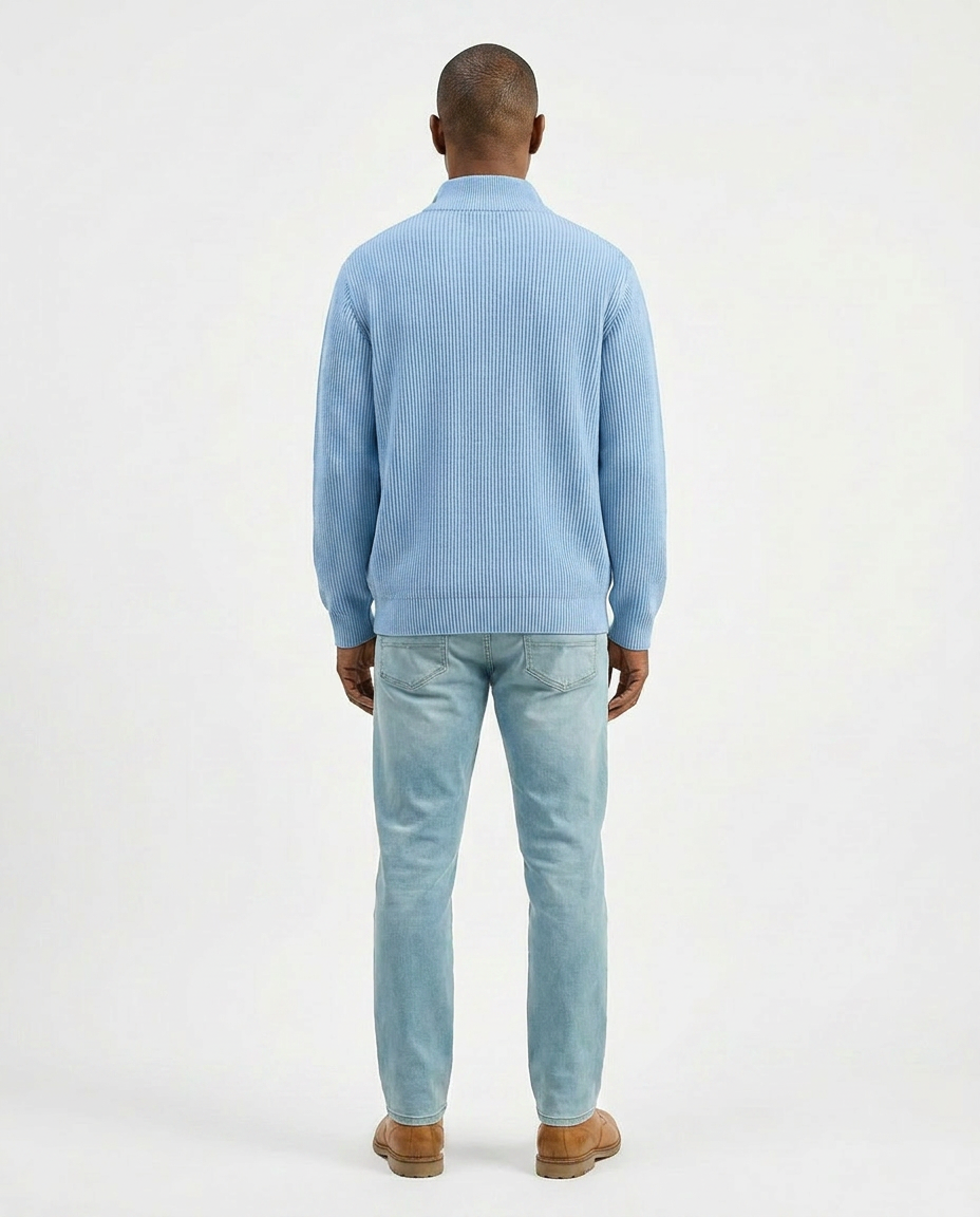 Stylish Quarter Zip Sweater