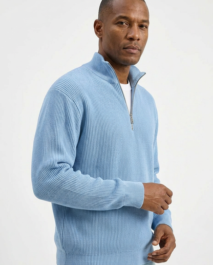 Stylish Quarter Zip Sweater
