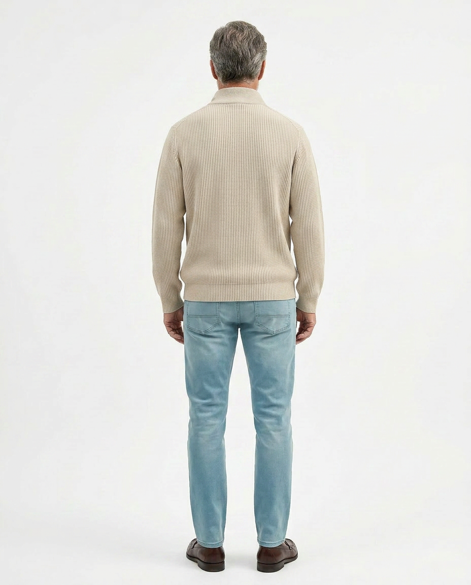 Stylish Quarter Zip Sweater