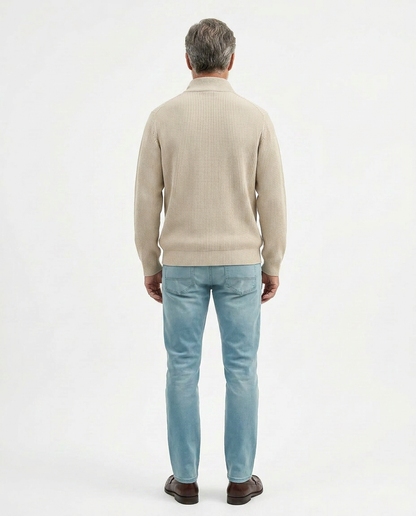 Stylish Quarter Zip Sweater