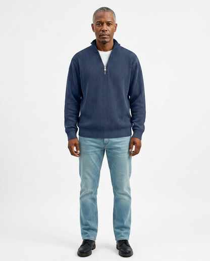 Stylish Quarter Zip Sweater