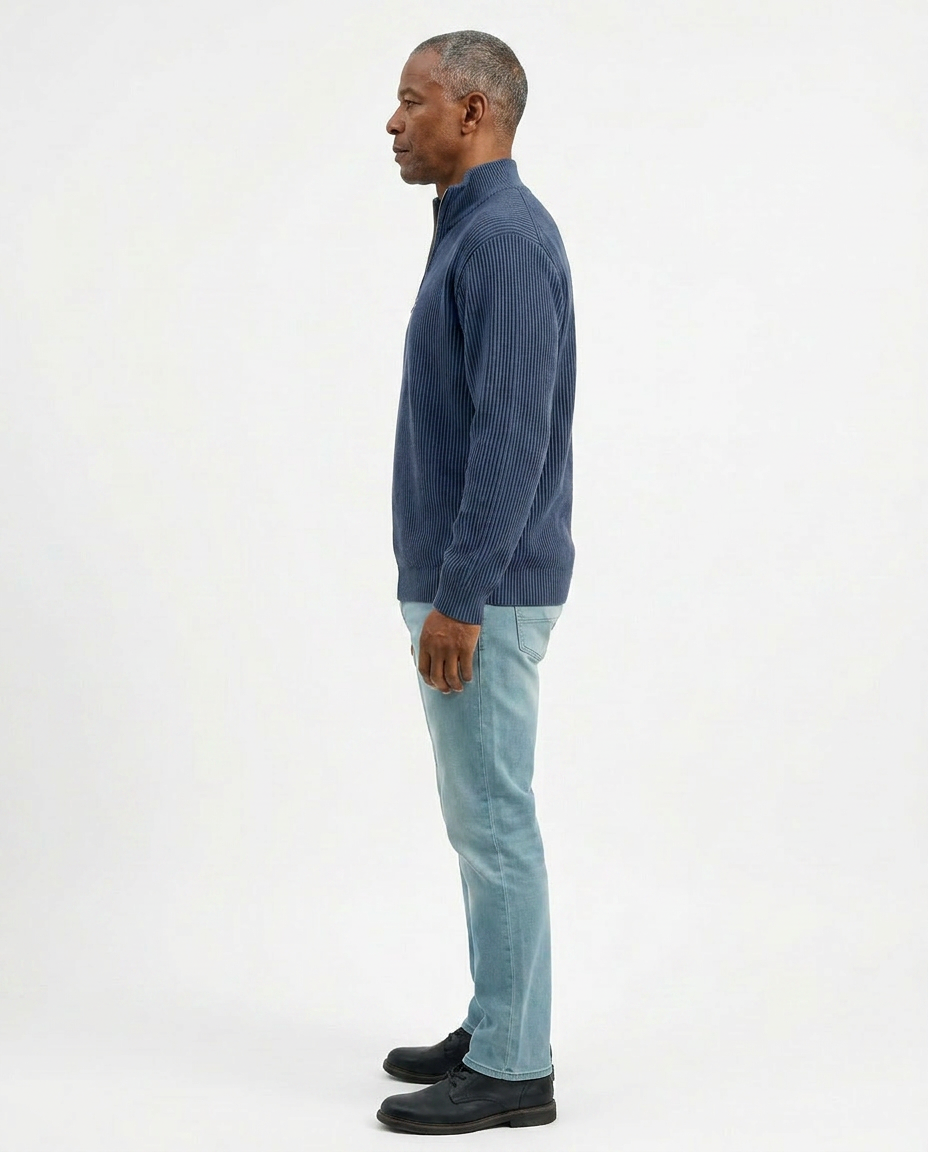 Stylish Quarter Zip Sweater