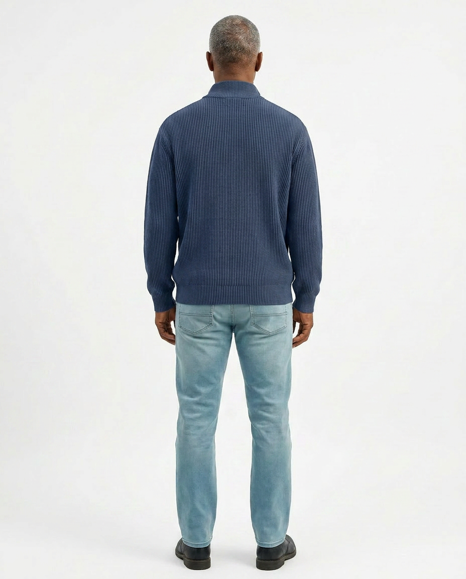 Stylish Quarter Zip Sweater