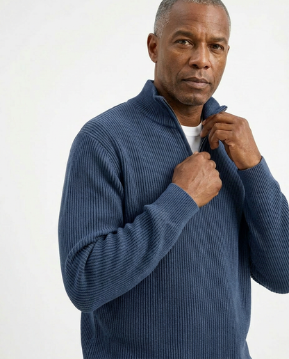 Stylish Quarter Zip Sweater