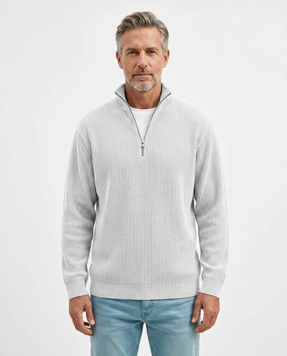 Stylish Quarter Zip Sweater
