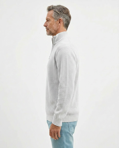 Stylish Quarter Zip Sweater