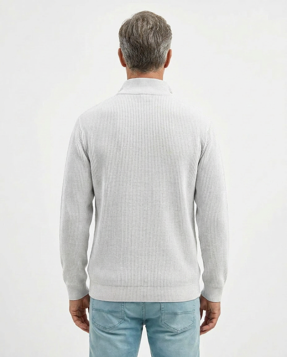 Stylish Quarter Zip Sweater