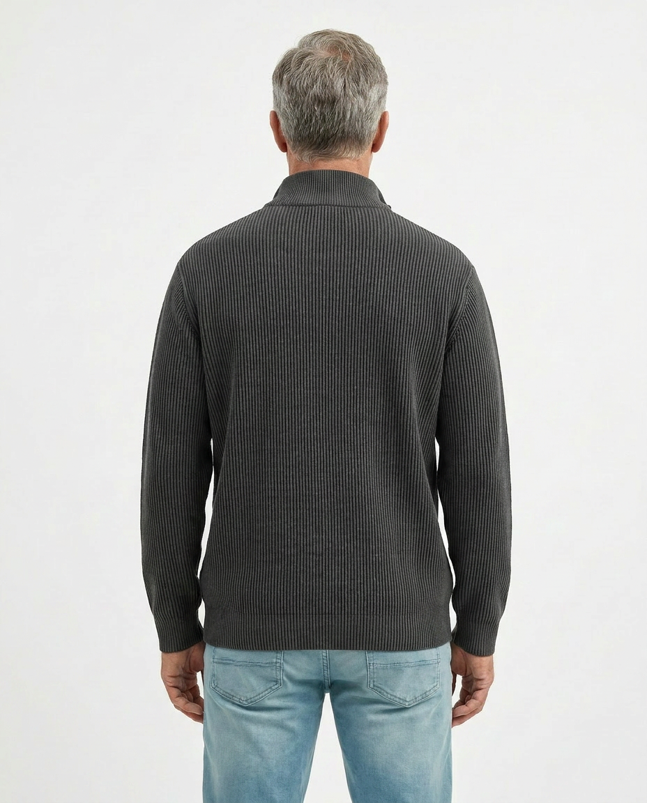 Stylish Quarter Zip Sweater