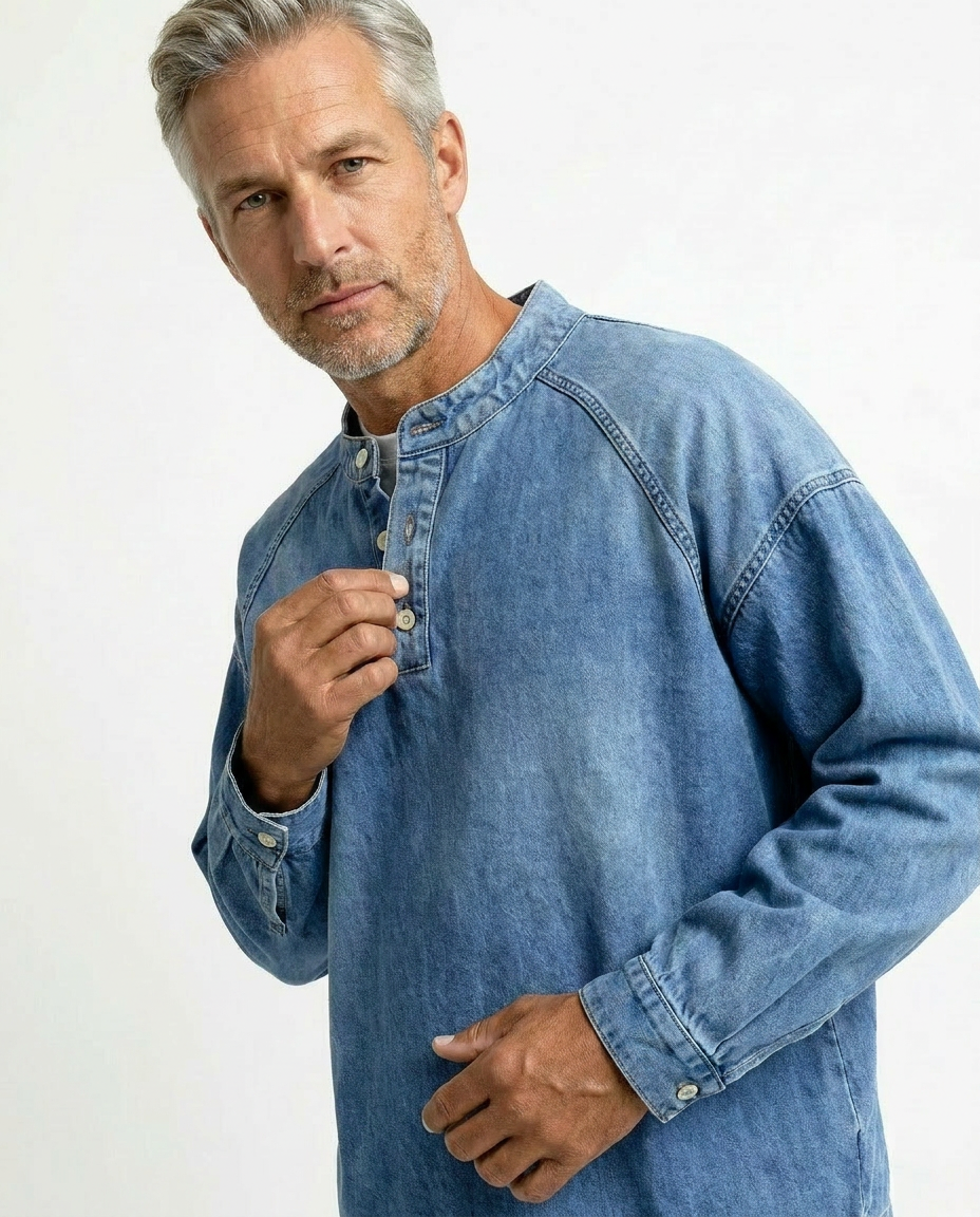 Vintage Henley Shirt