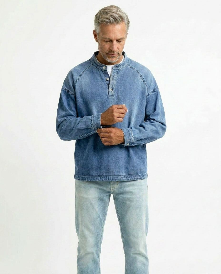 Vintage Henley Shirt