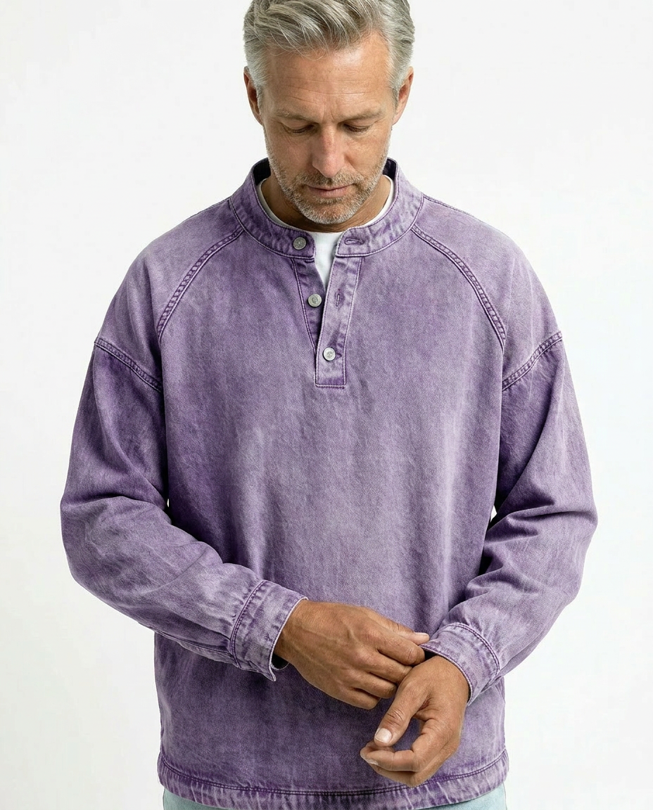 Vintage Henley Shirt