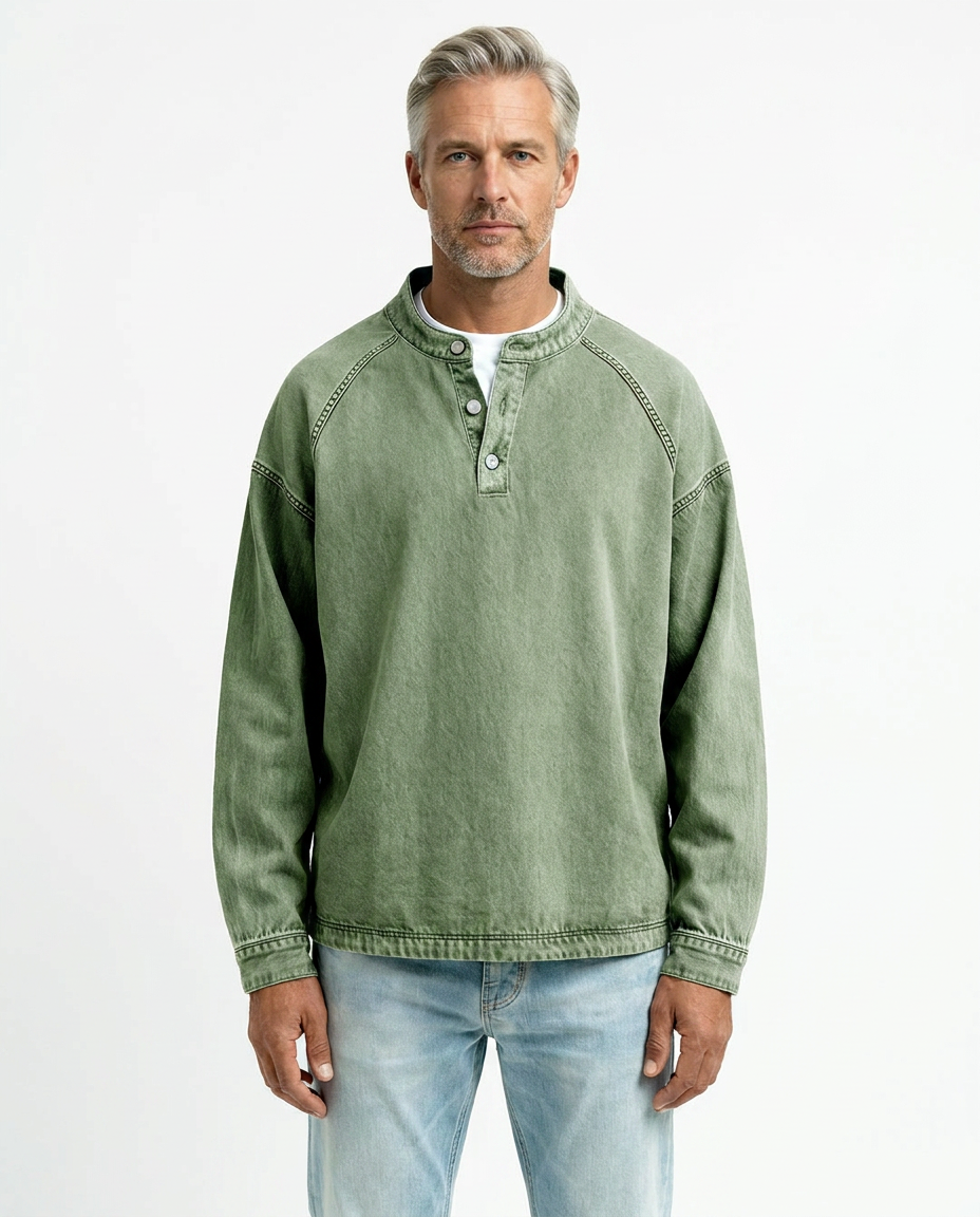Vintage Henley Shirt