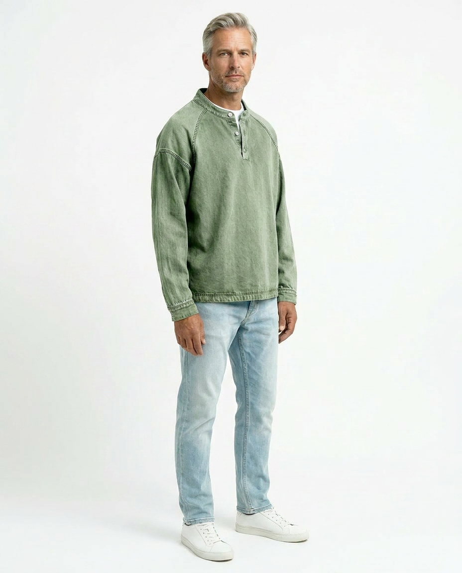 Vintage Henley Shirt
