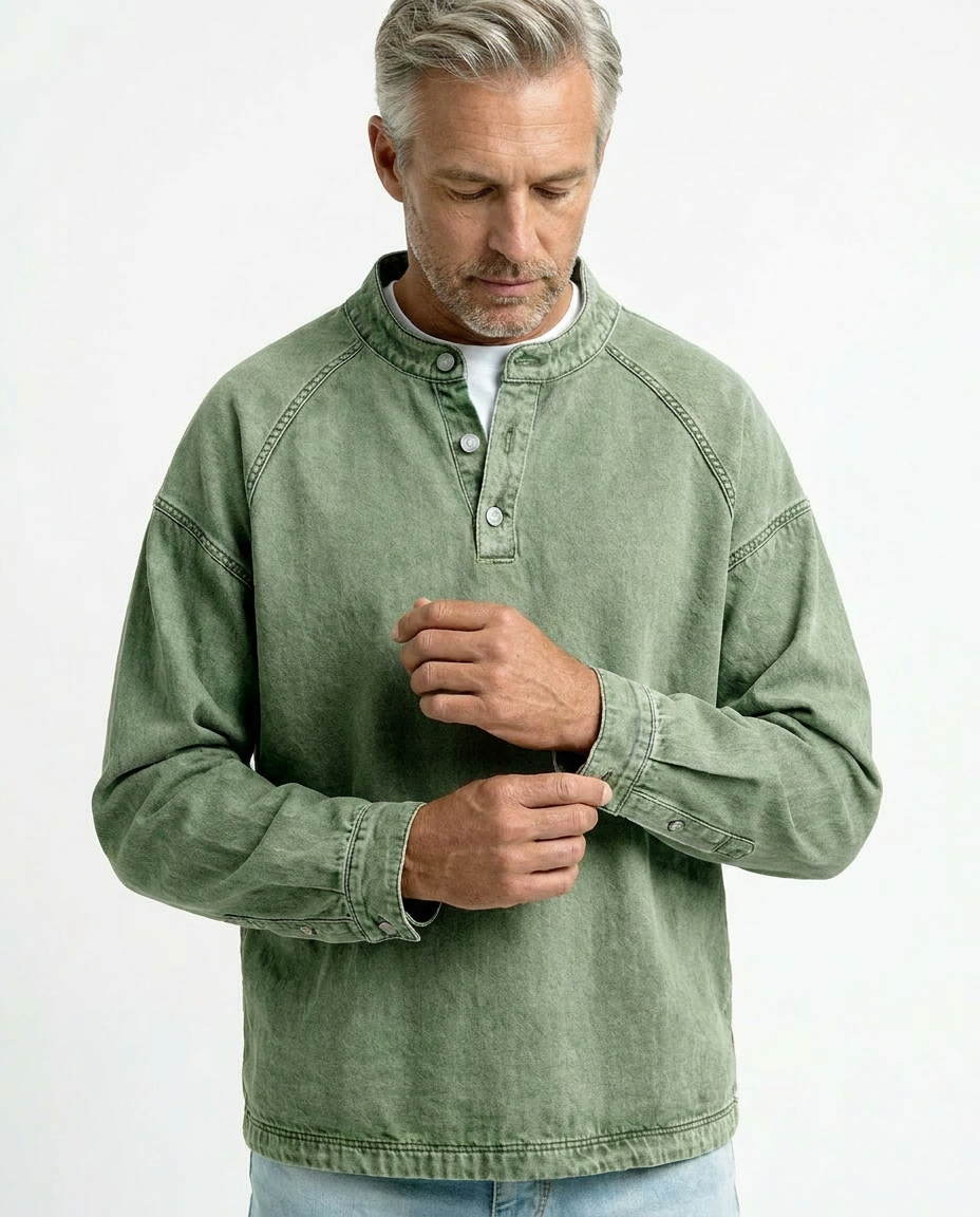 Vintage Henley Shirt