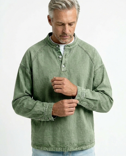 Vintage Henley Shirt