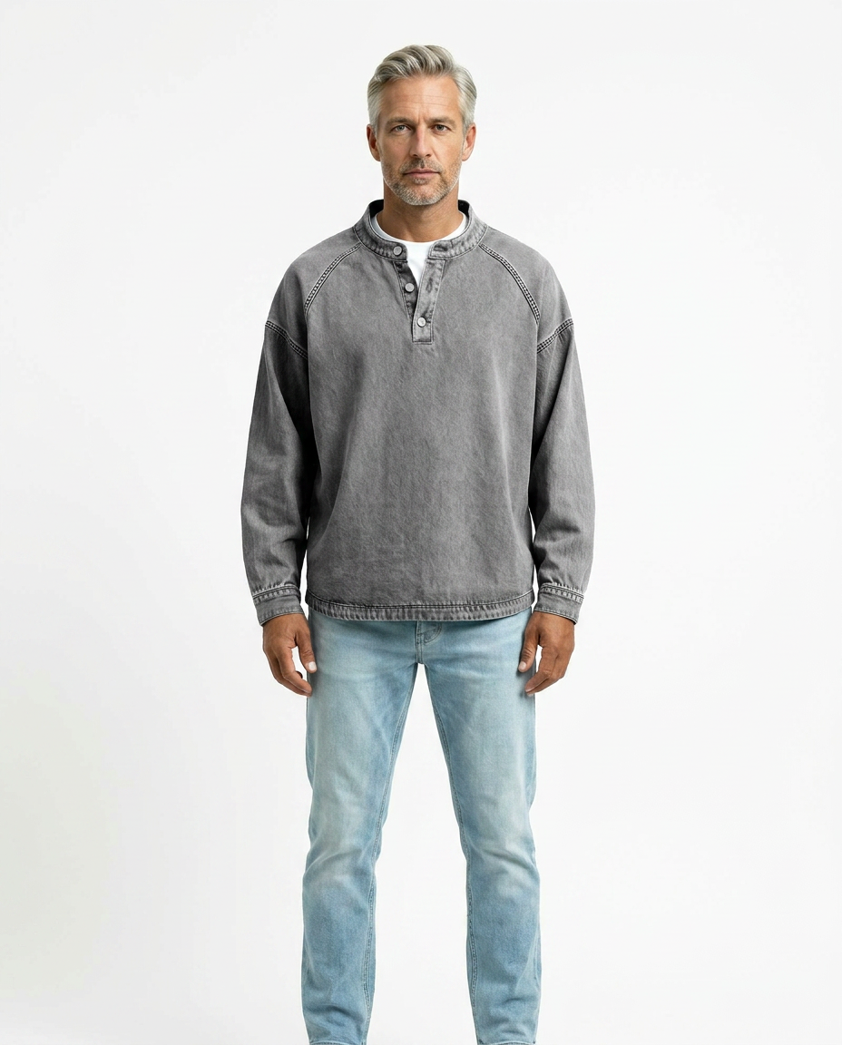 Vintage Henley Shirt