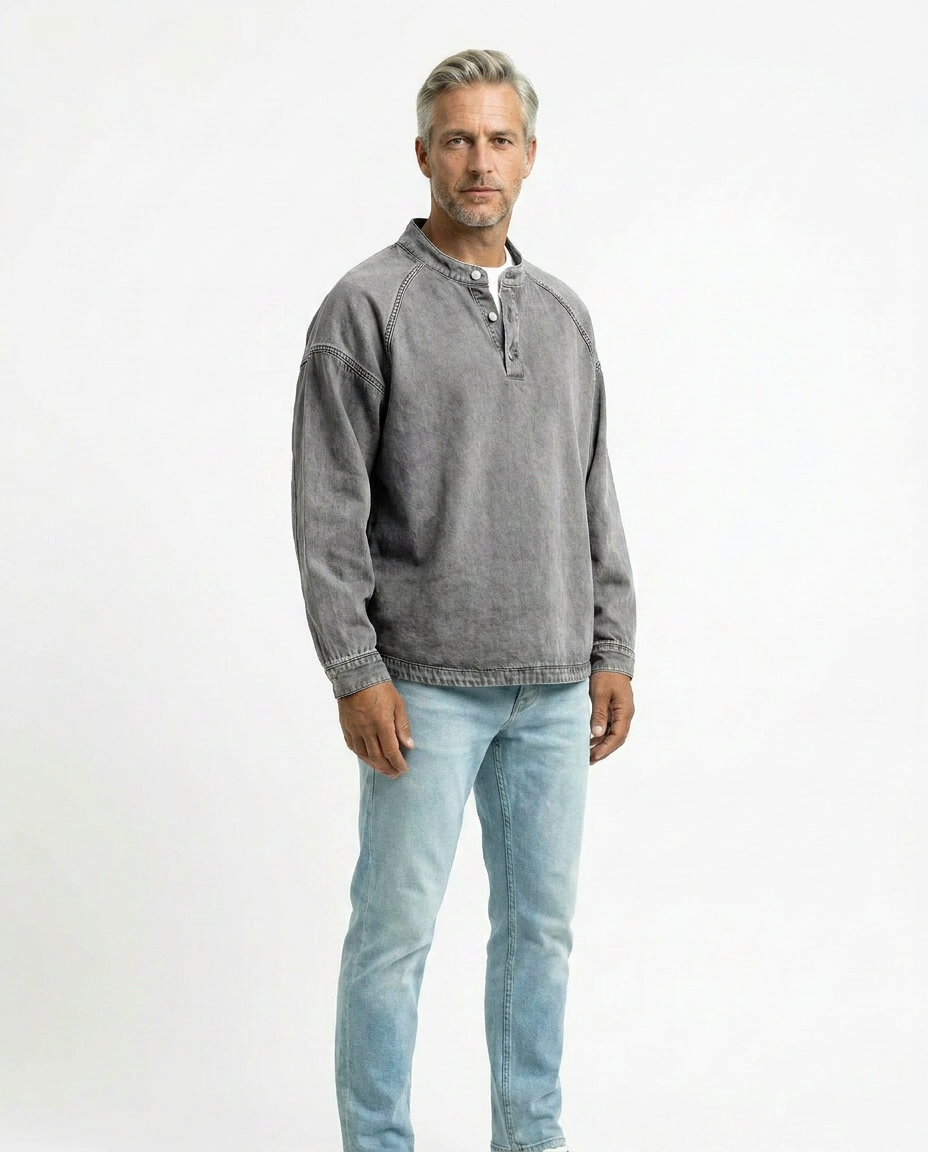 Vintage Henley Shirt