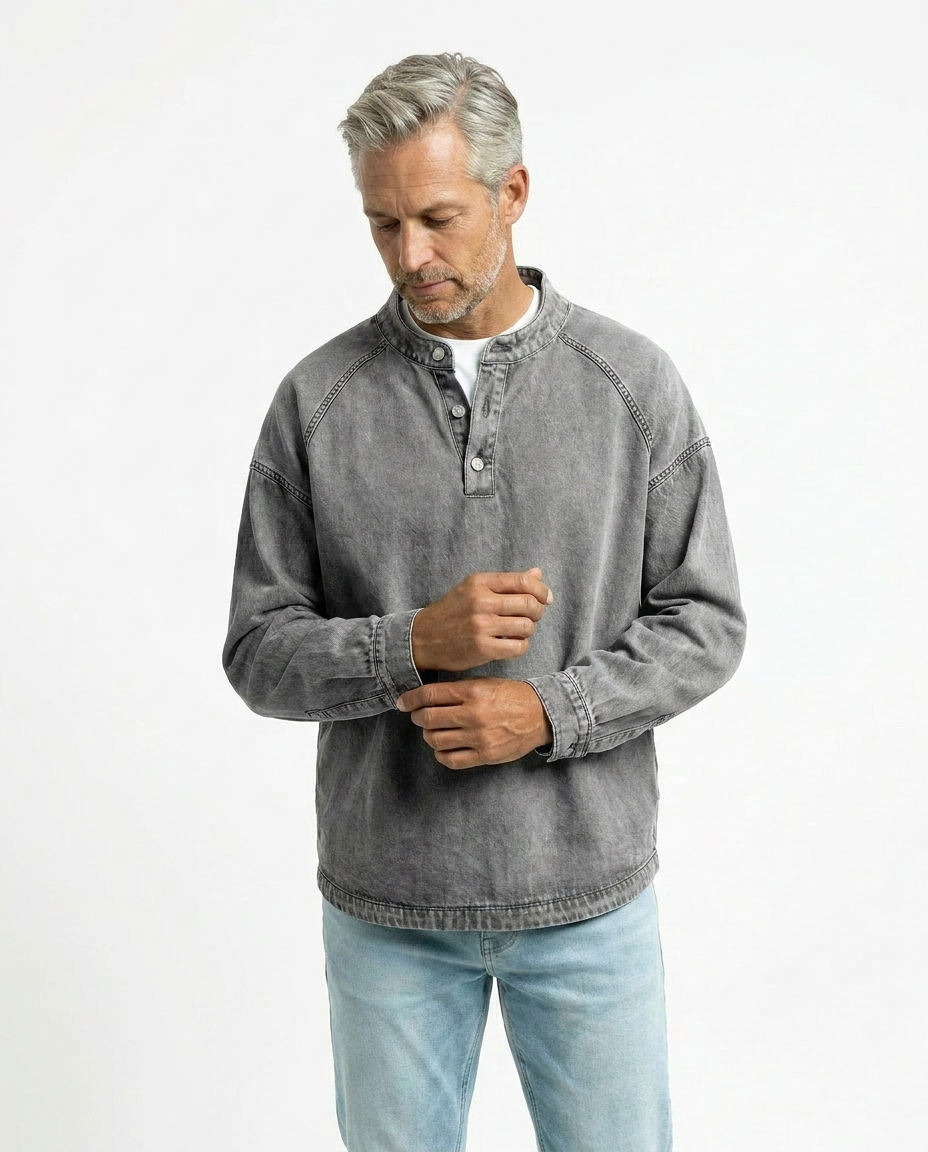 Vintage Henley Shirt