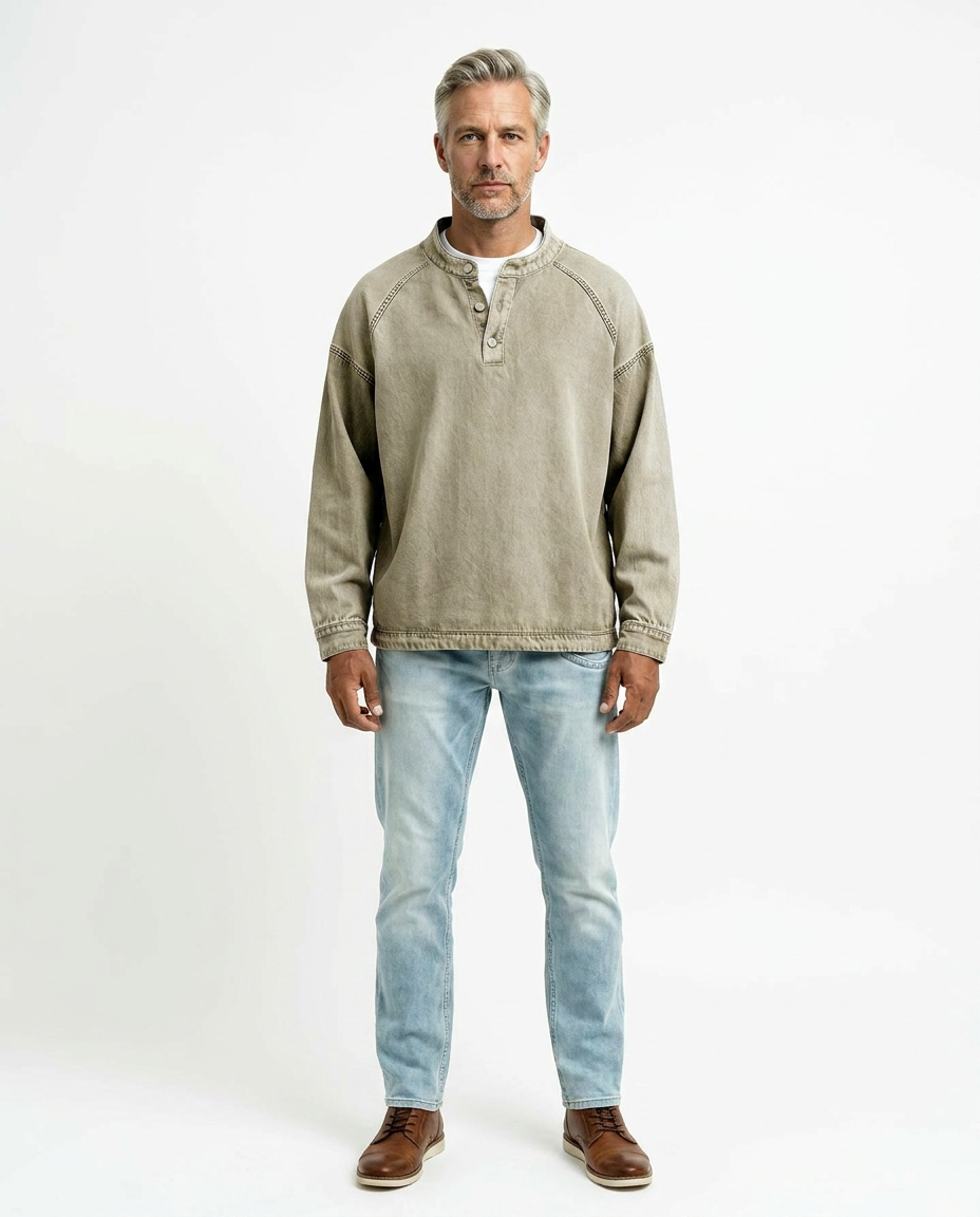 Vintage Henley Shirt