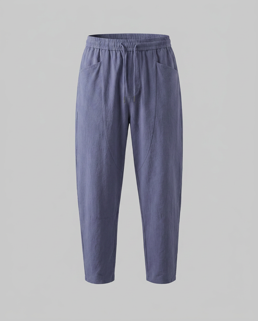 Urban Ease Cropped Cotton Pants