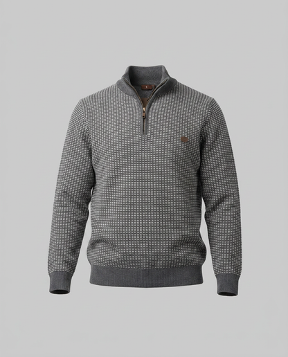 Striped Texture Pullover
